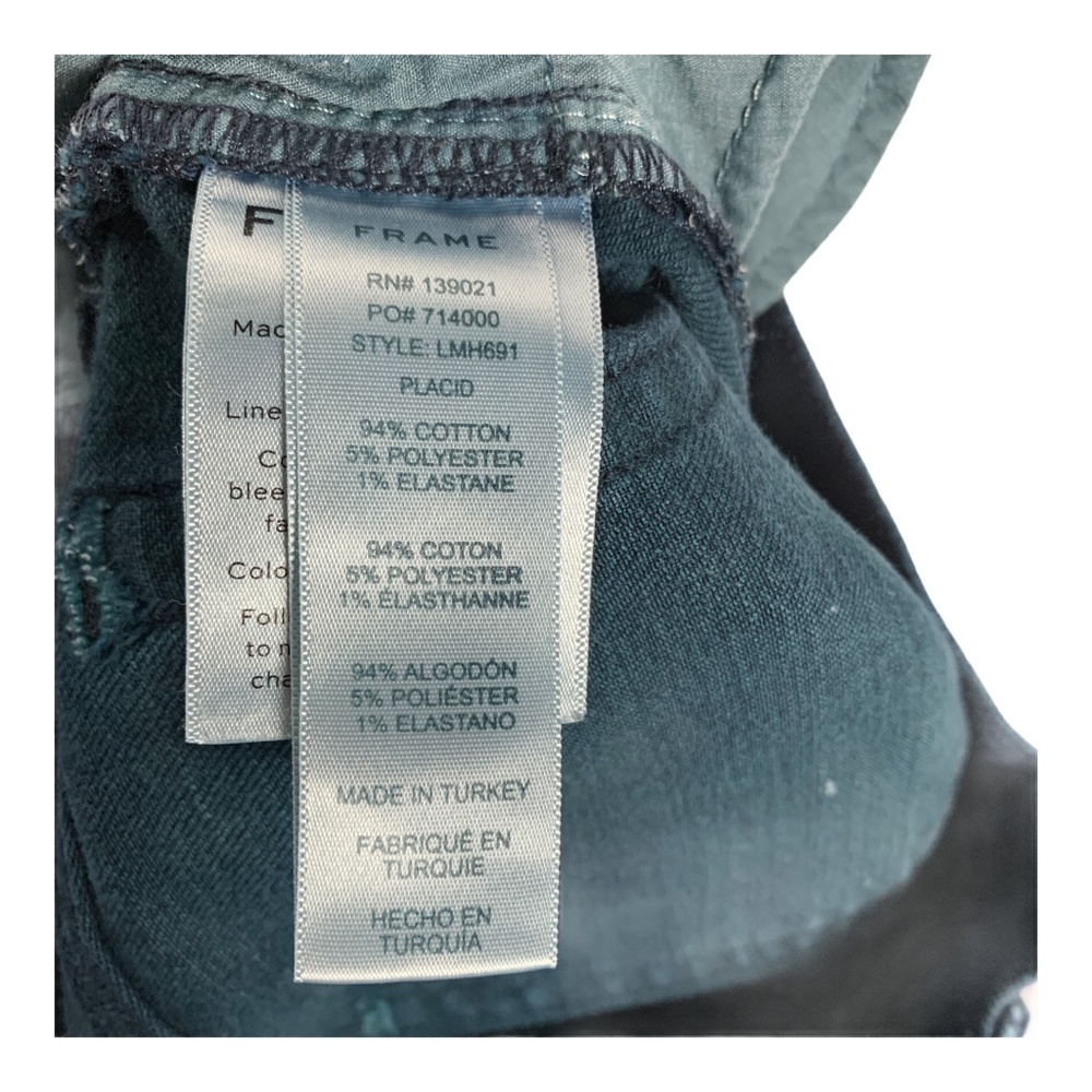 Frame Denim Men's L'Homme Slim Straight Blue Jeans in Placid Wash 29 X 29 - Picture 6 of 11